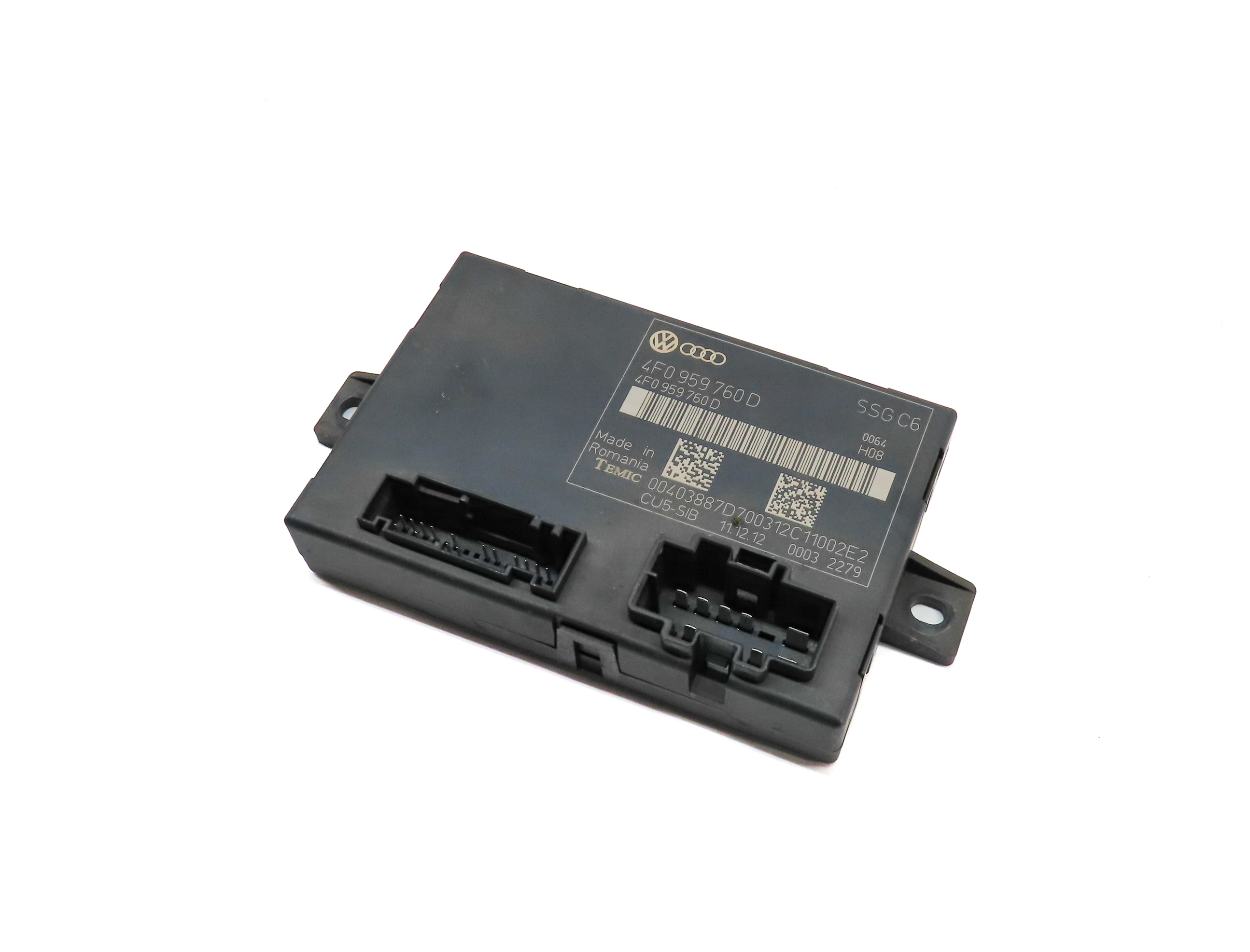 2005-2015 AUDI A6 S6 Q7 (C6 4L) FRONT LEFT DRIVER MEMORY SEAT CONTROL MODULE — exact item pictured